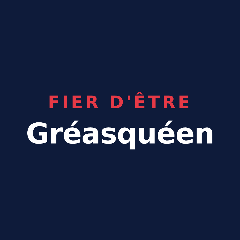 T-shirt « Fier d'être Gréasquéen » — design pour Gréasque