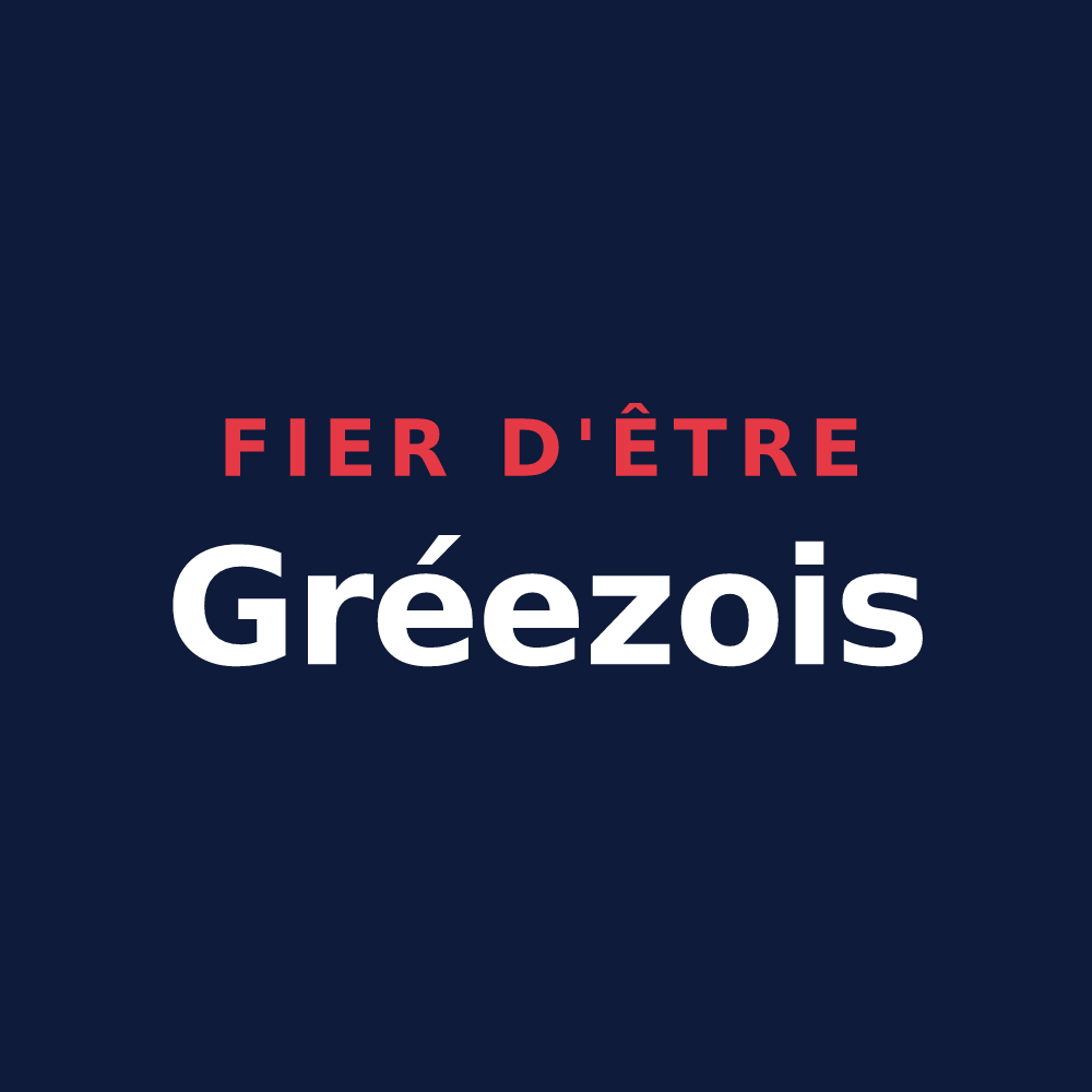 T-shirt « Fier d'être Gréezois » — design pour Gréez-sur-Roc