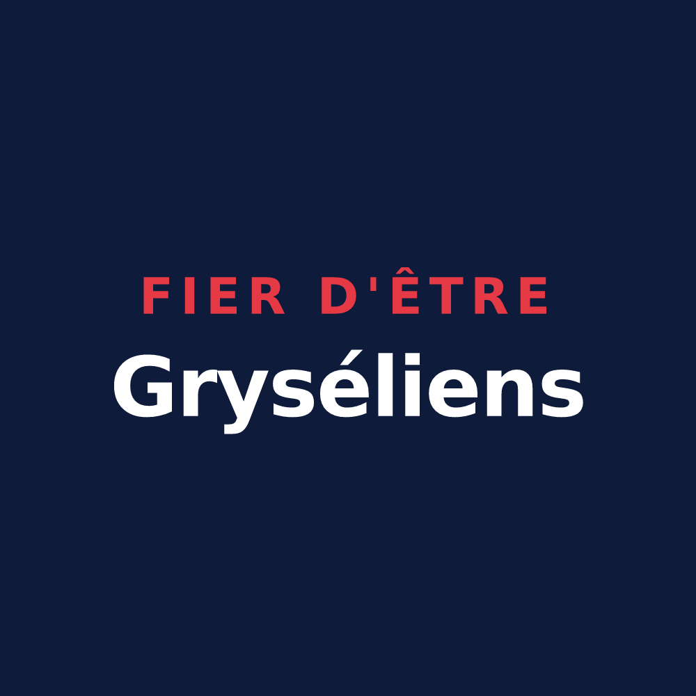 T-shirt « Fier d'être Gryséliens » — design pour Gréoux-les-Bains