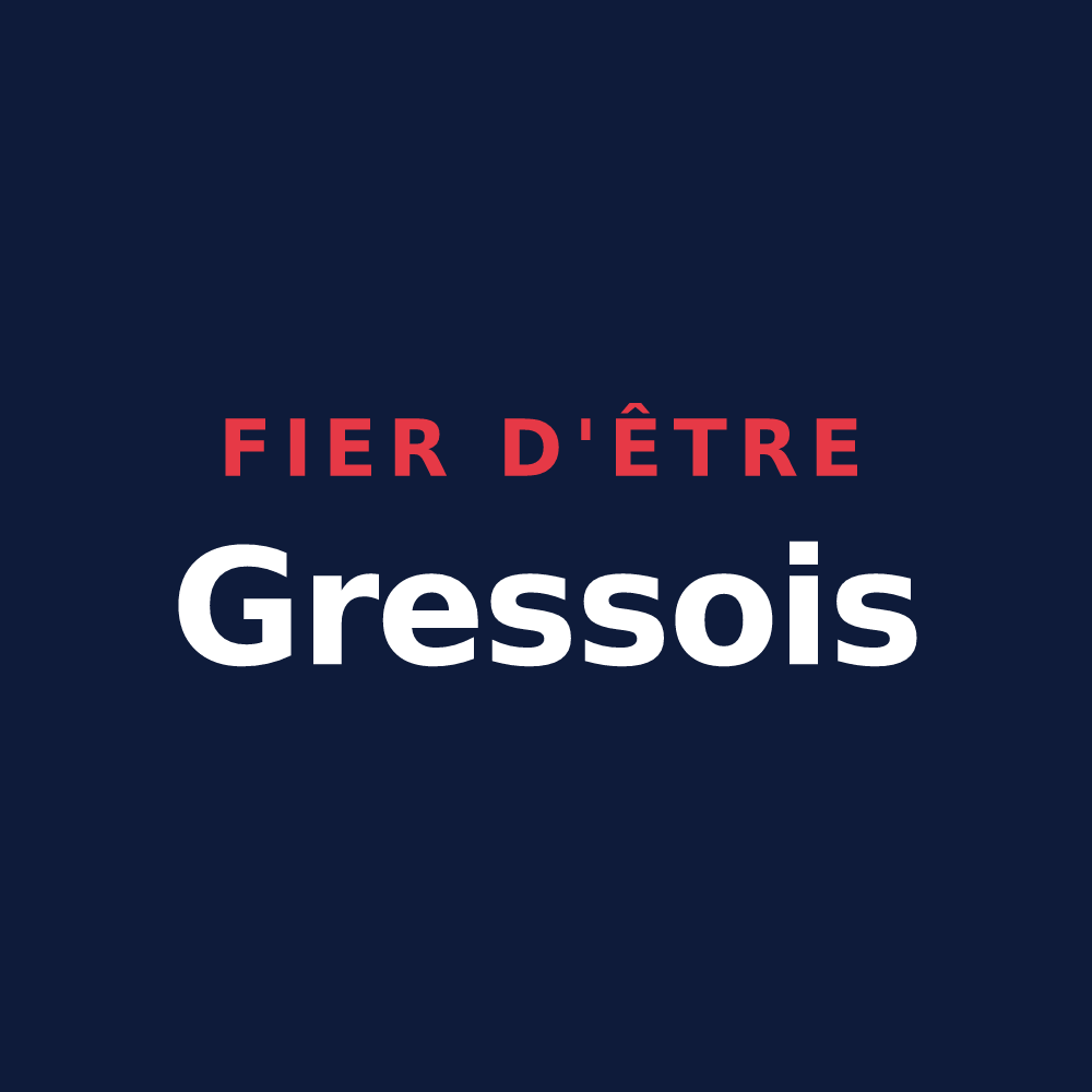 T-shirt « Fier d'être Gressois » — design pour Gresse-en-Vercors