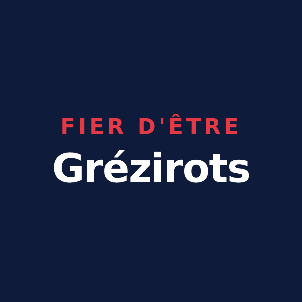 T-shirt « Fier d'être Grézirots » — design pour Grézieu-la-Varenne