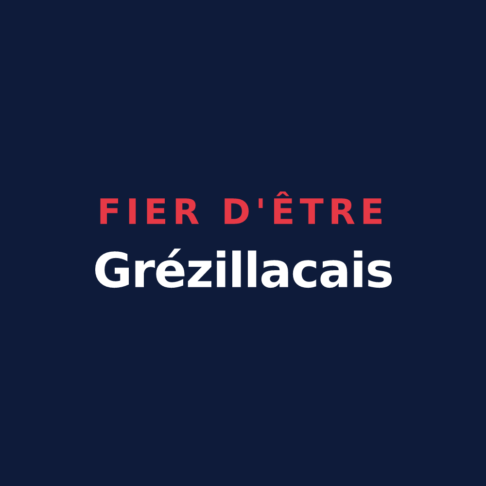 T-shirt « Fier d'être Grézillacais » — design pour Grézillac