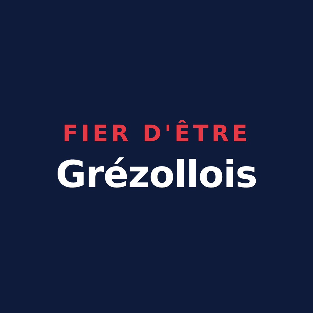 T-shirt « Fier d'être Grézollois » — design pour Grézolles