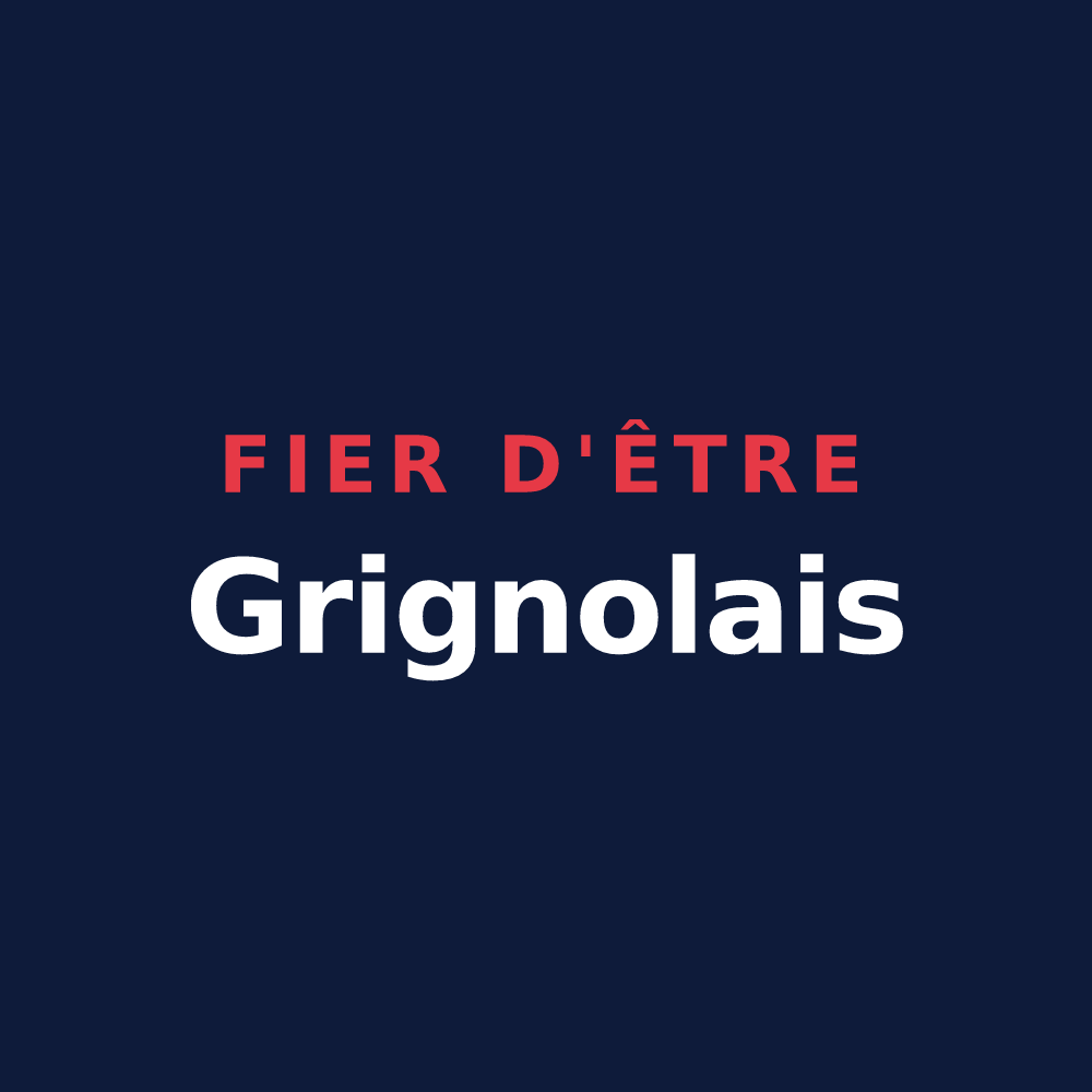 T-shirt « Fier d'être Grignolais » — design pour Grignols
