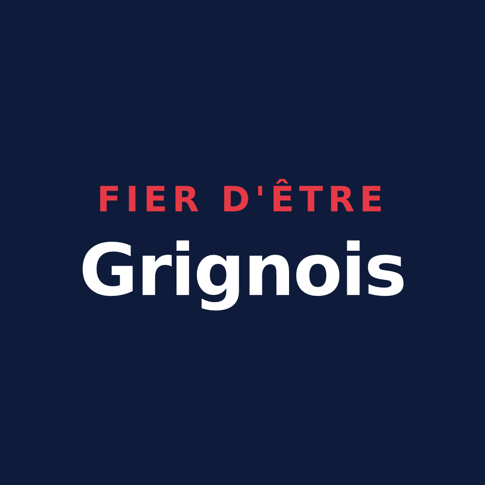 T-shirt « Fier d'être Grignois » — design pour Grigny