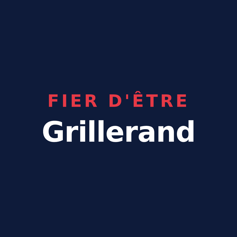 T-shirt « Fier d'être Grillerand » — design pour Grilly