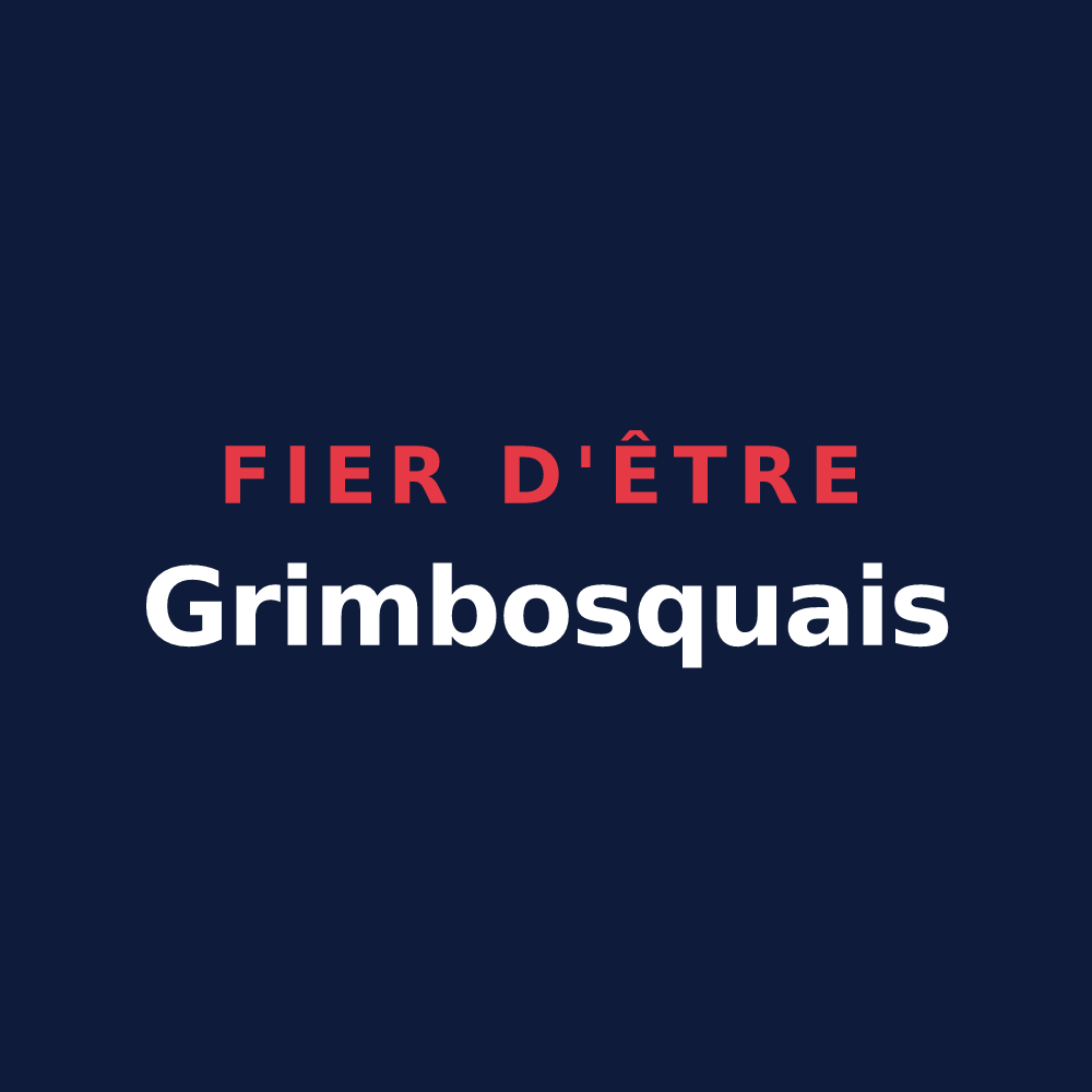 T-shirt « Fier d'être Grimbosquais » — design pour Grimbosq