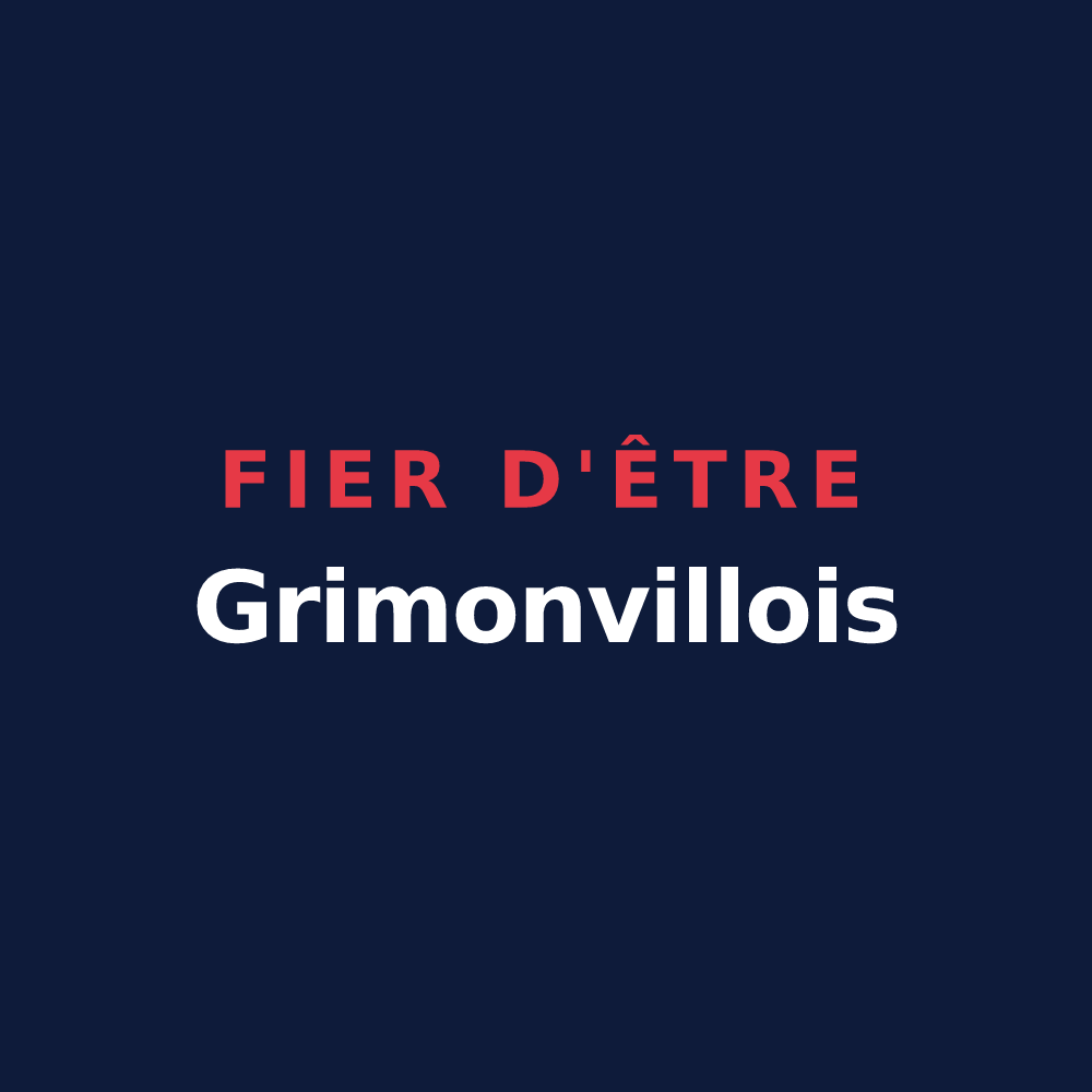 T-shirt « Fier d'être Grimonvillois » — design pour Grimonviller