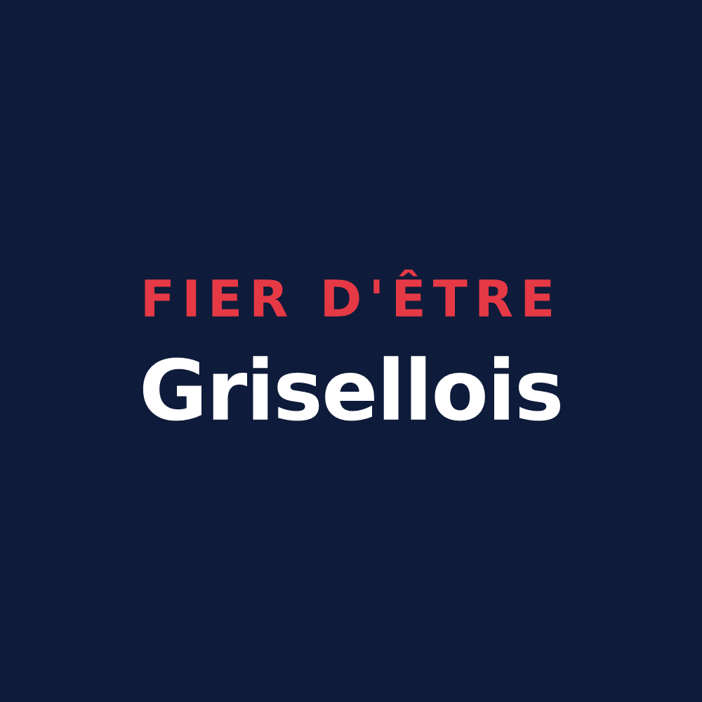 T-shirt « Fier d'être Grisellois » — design pour Griselles