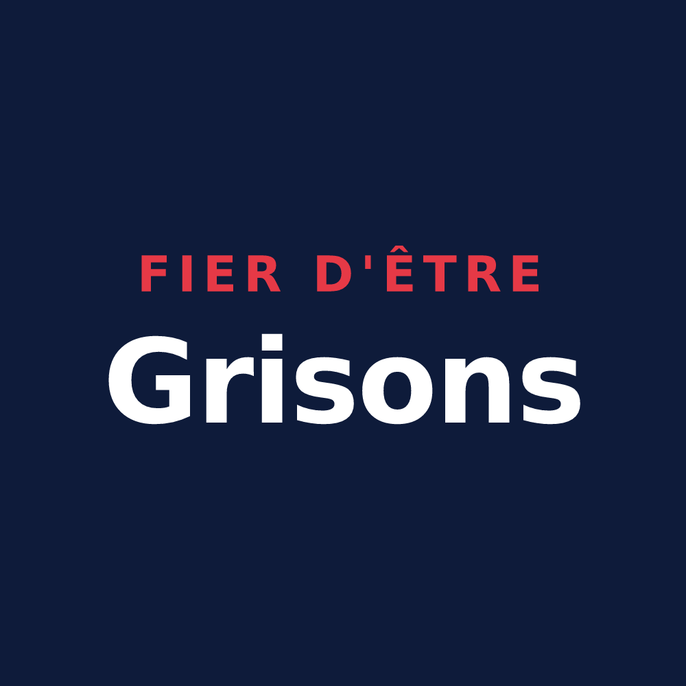 T-shirt « Fier d'être Grisons » — design pour Grisy-sur-Seine