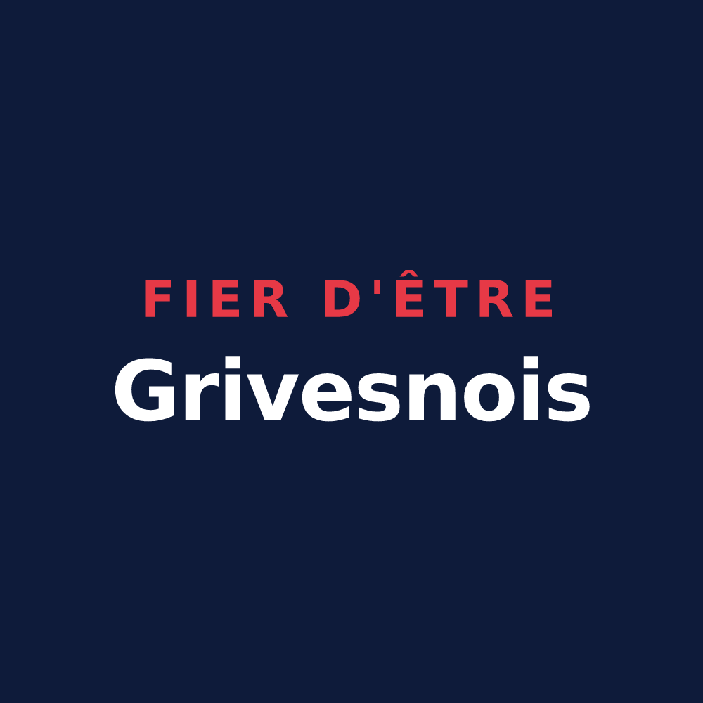 T-shirt « Fier d'être Grivesnois » — design pour Grivesnes