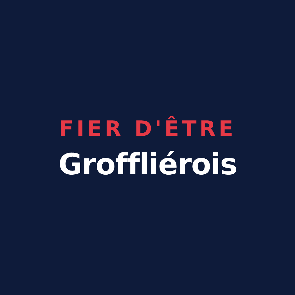 T-shirt « Fier d'être Groffliérois » — design pour Groffliers