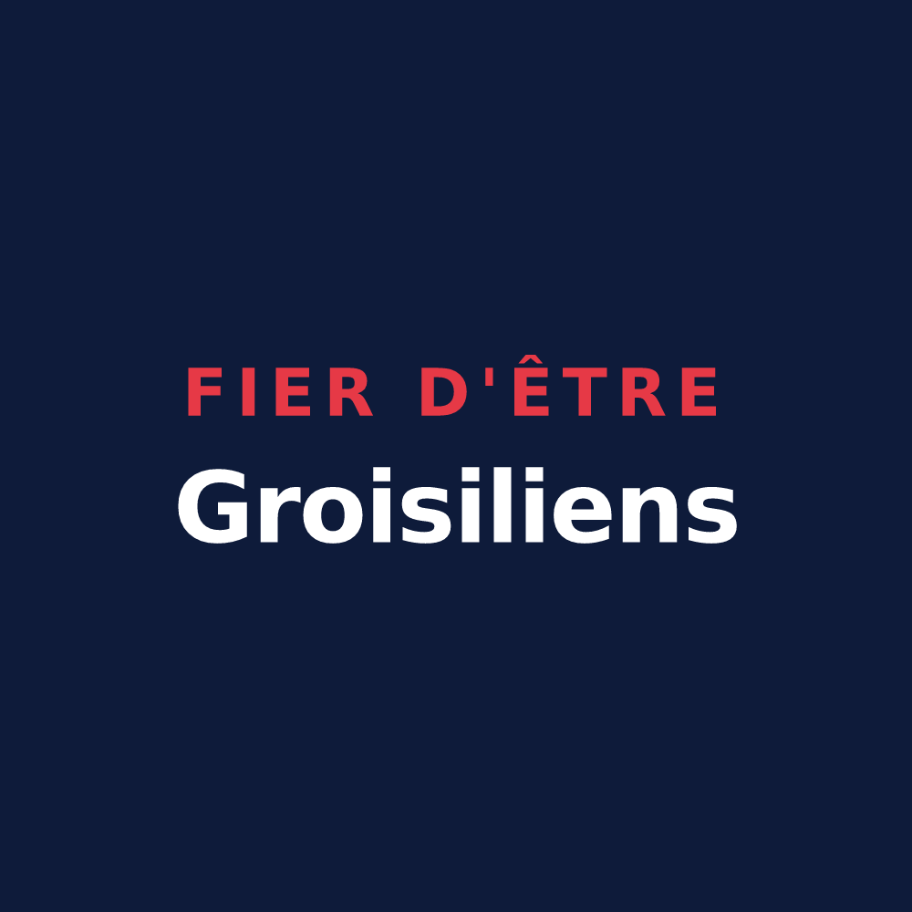 T-shirt « Fier d'être Groisiliens » — design pour Groisy