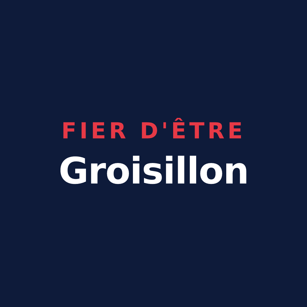 T-shirt « Fier d'être Groisillon » — design pour Groix