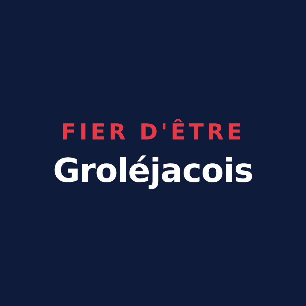 T-shirt « Fier d'être Groléjacois » — design pour Groléjac