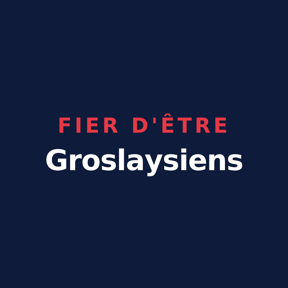 T-shirt « Fier d'être Groslaysiens » — design pour Groslay