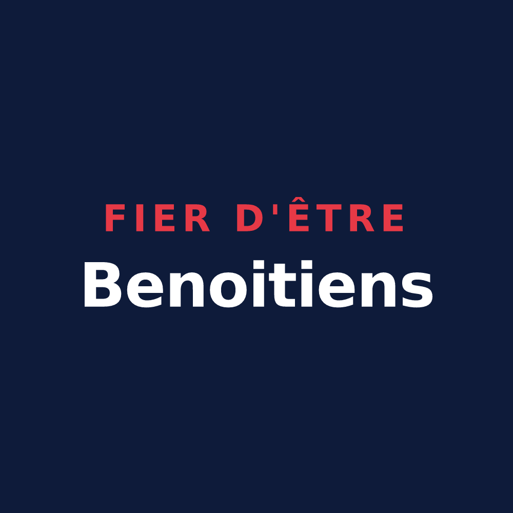 T-shirt « Fier d'être Benoitiens » — design pour Groslée-Saint-Benoit