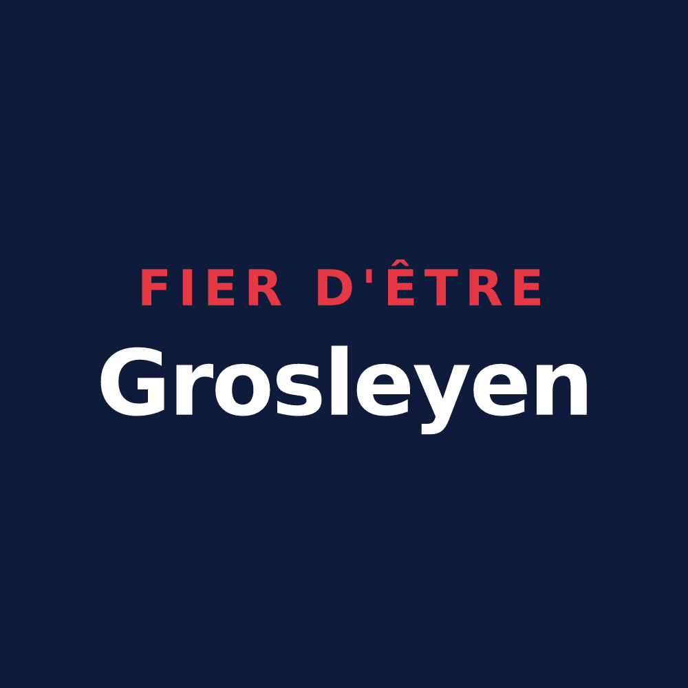 T-shirt « Fier d'être Grosleyen » — design pour Grosley-sur-Risle
