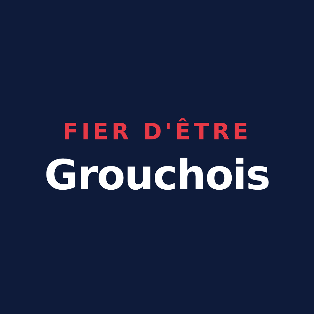 T-shirt « Fier d'être Grouchois » — design pour Grouches-Luchuel