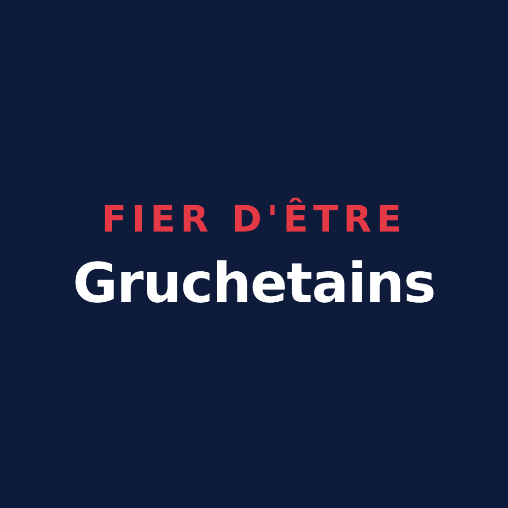 T-shirt « Fier d'être Gruchetains » — design pour Gruchet-le-Valasse