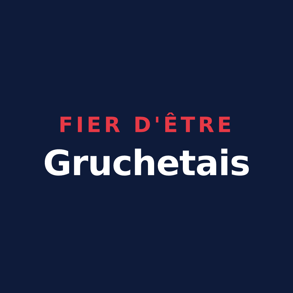 T-shirt « Fier d'être Gruchetais » — design pour Gruchet-Saint-Siméon