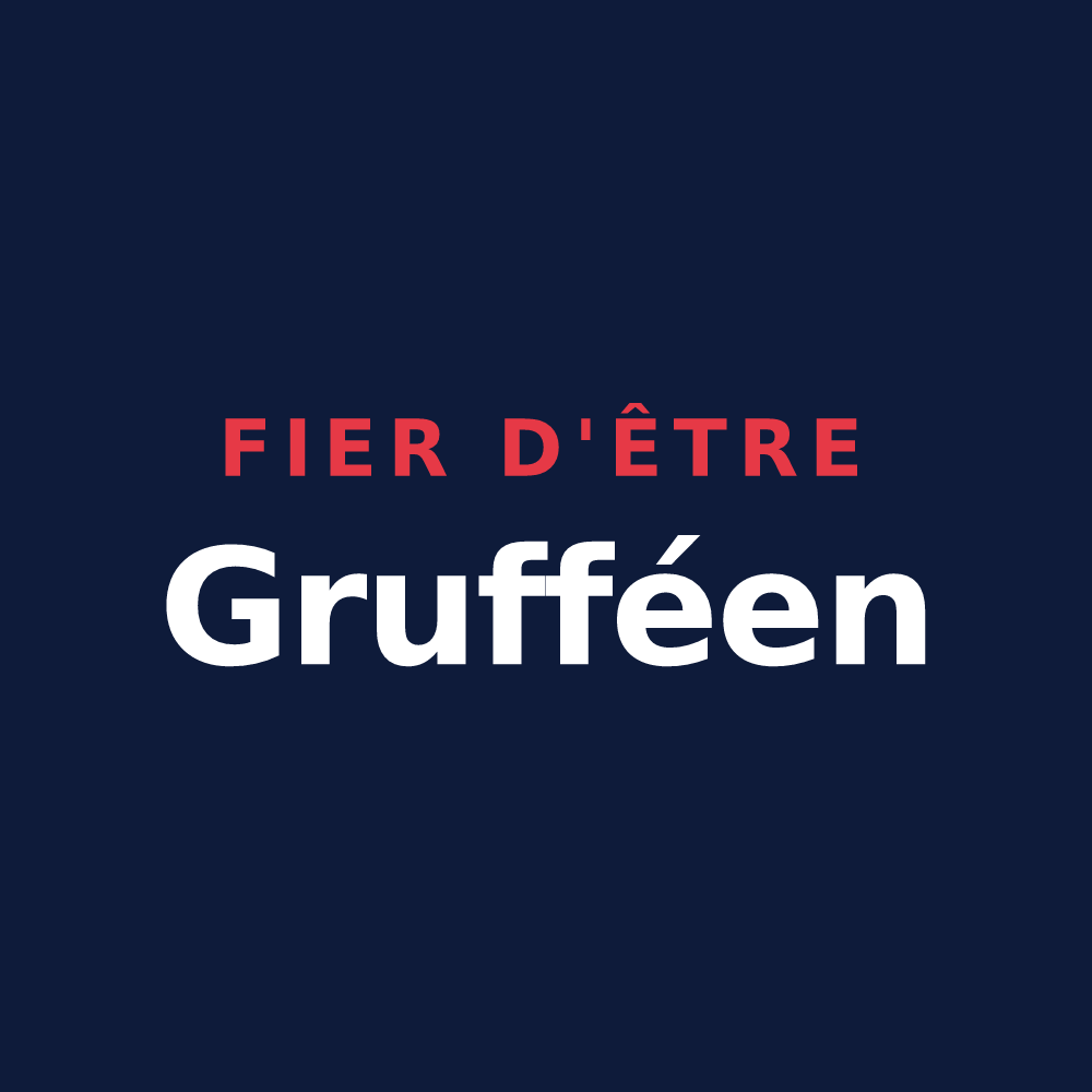 T-shirt « Fier d'être Grufféen » — design pour Gruffy