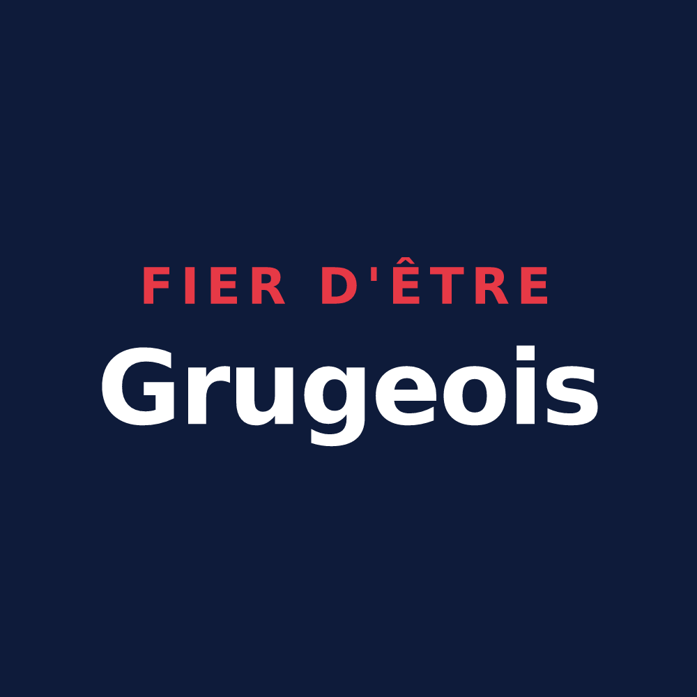 T-shirt « Fier d'être Grugeois » — design pour Grugies
