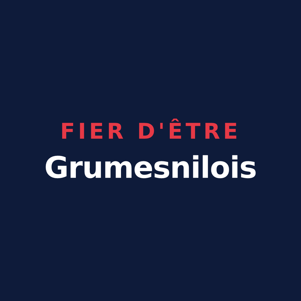 T-shirt « Fier d'être Grumesnilois » — design pour Grumesnil