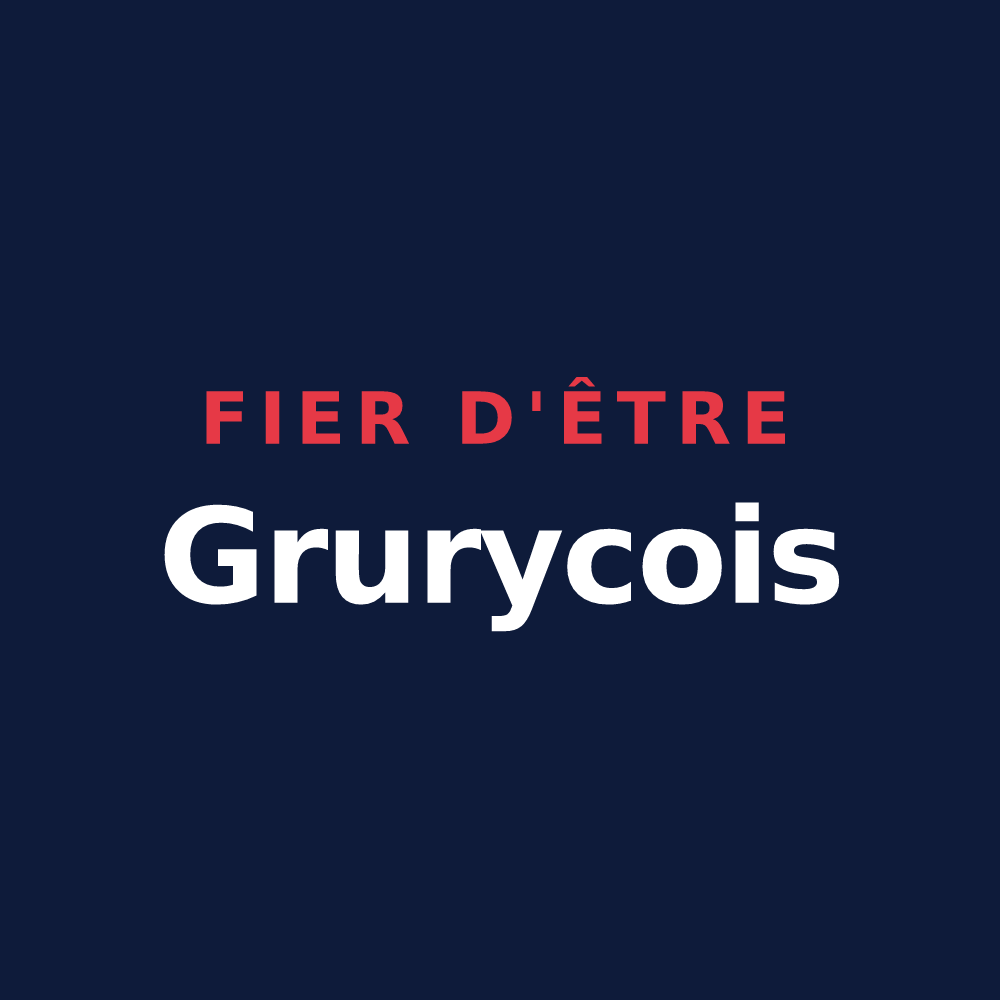 T-shirt « Fier d'être Grurycois » — design pour Grury