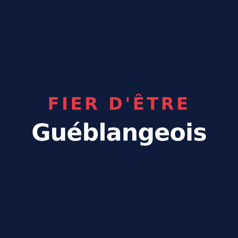 T-shirt « Fier d'être Guéblangeois » — design pour Guéblange-lès-Dieuze