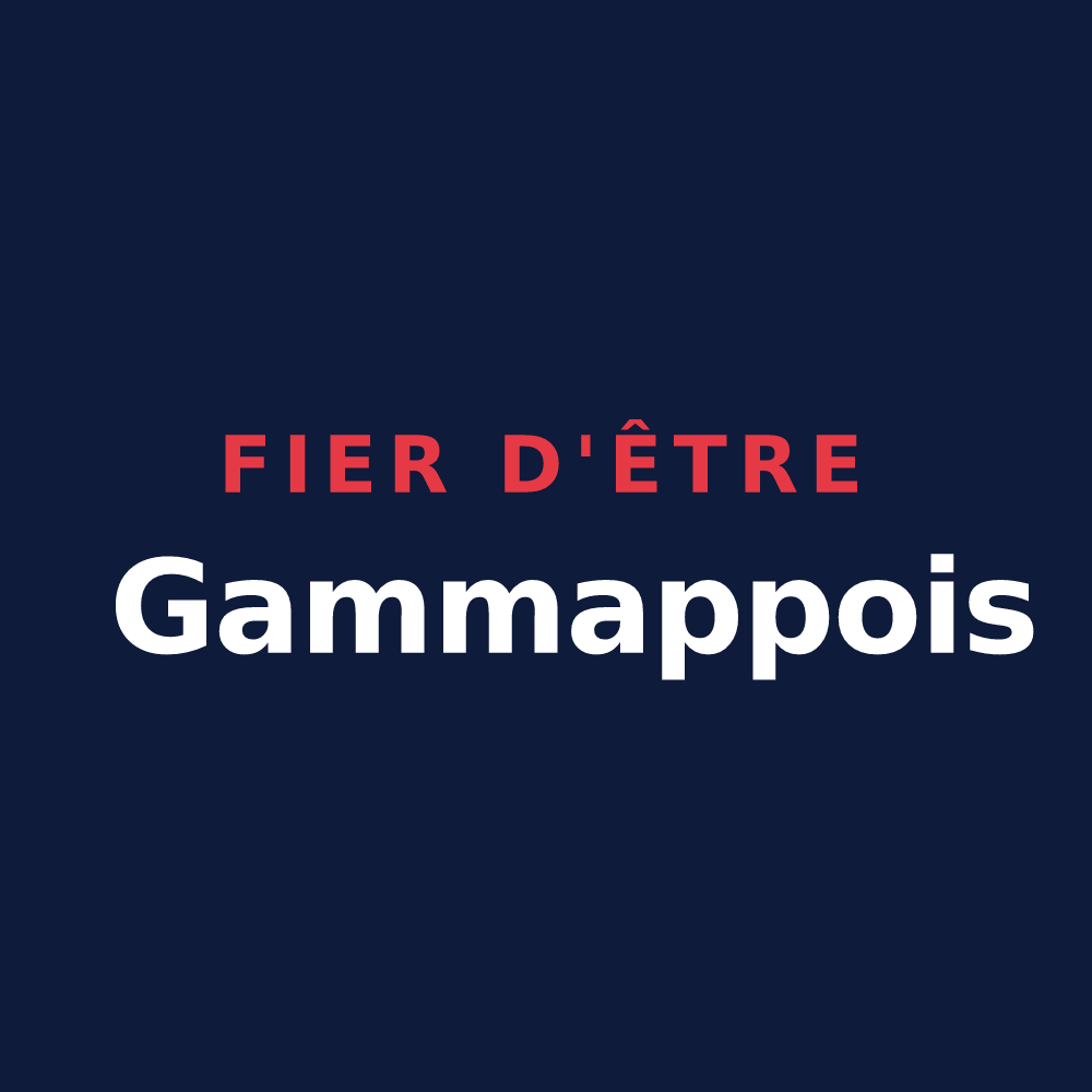 T-shirt « Fier d'être Gammappois » — design pour Guémappe