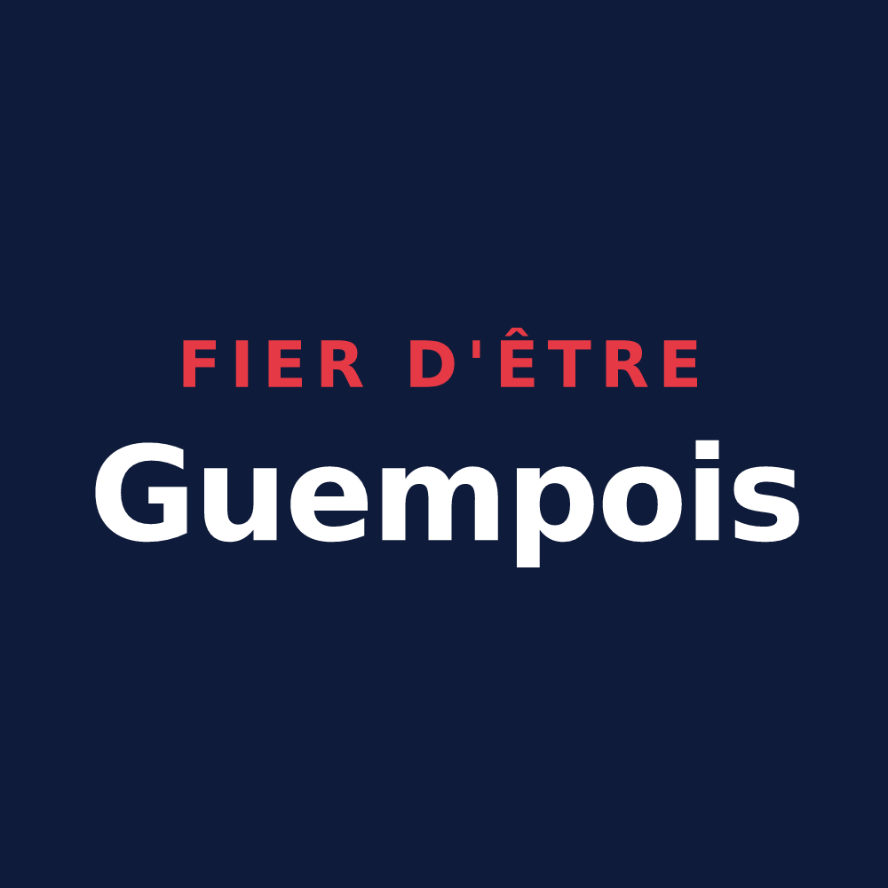T-shirt « Fier d'être Guempois » — design pour Guemps