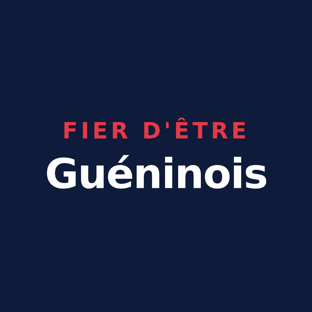 T-shirt « Fier d'être Guéninois » — design pour Guénin