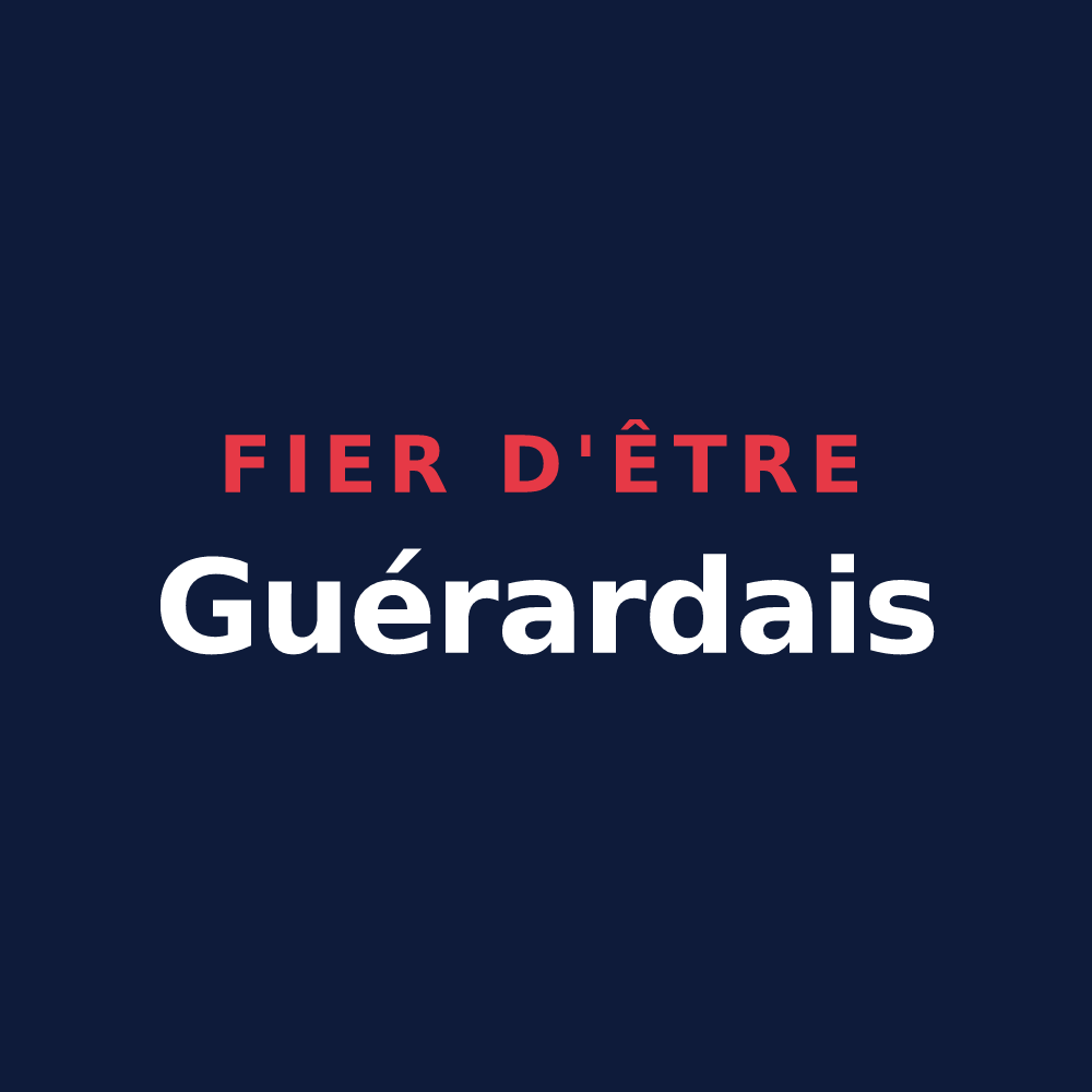 T-shirt « Fier d'être Guérardais » — design pour Guérard