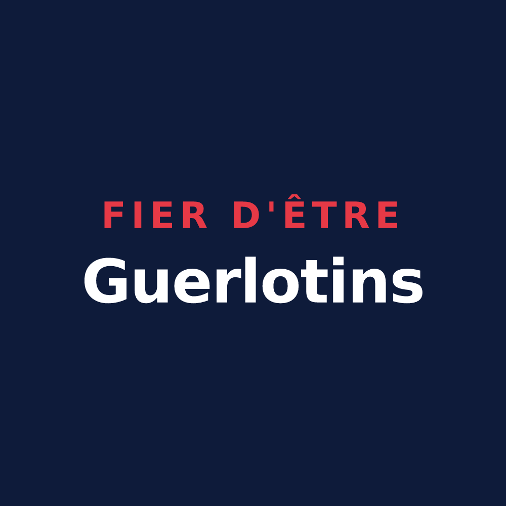 T-shirt « Fier d'être Guerlotins » — design pour Guerbigny