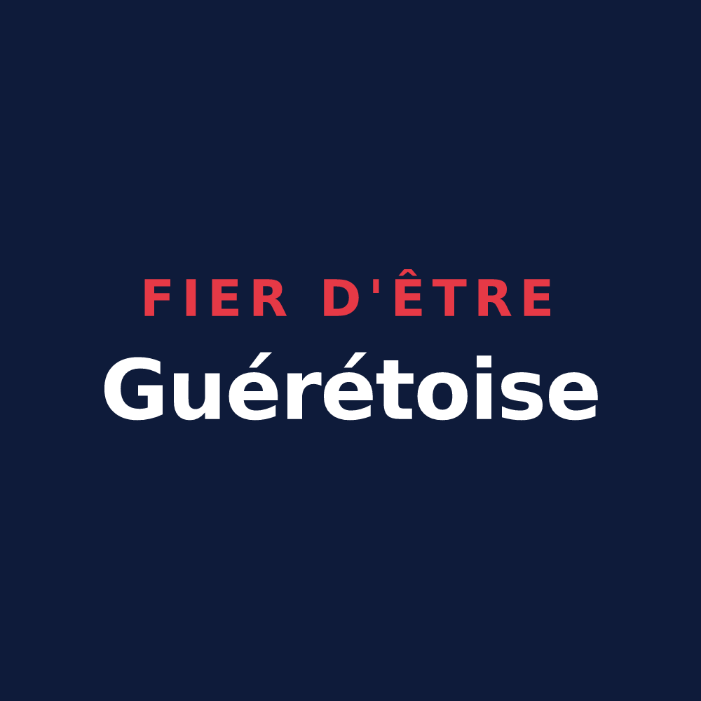 T-shirt « Fier d'être Guérétoise » — design pour Guéret