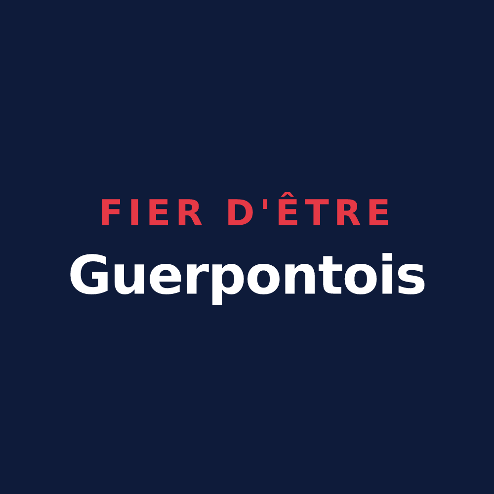 T-shirt « Fier d'être Guerpontois » — design pour Guerpont
