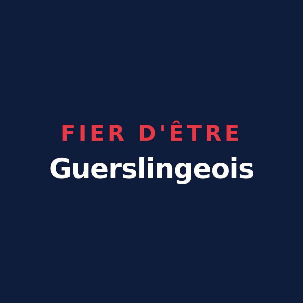 T-shirt « Fier d'être Guerslingeois » — design pour Guerstling