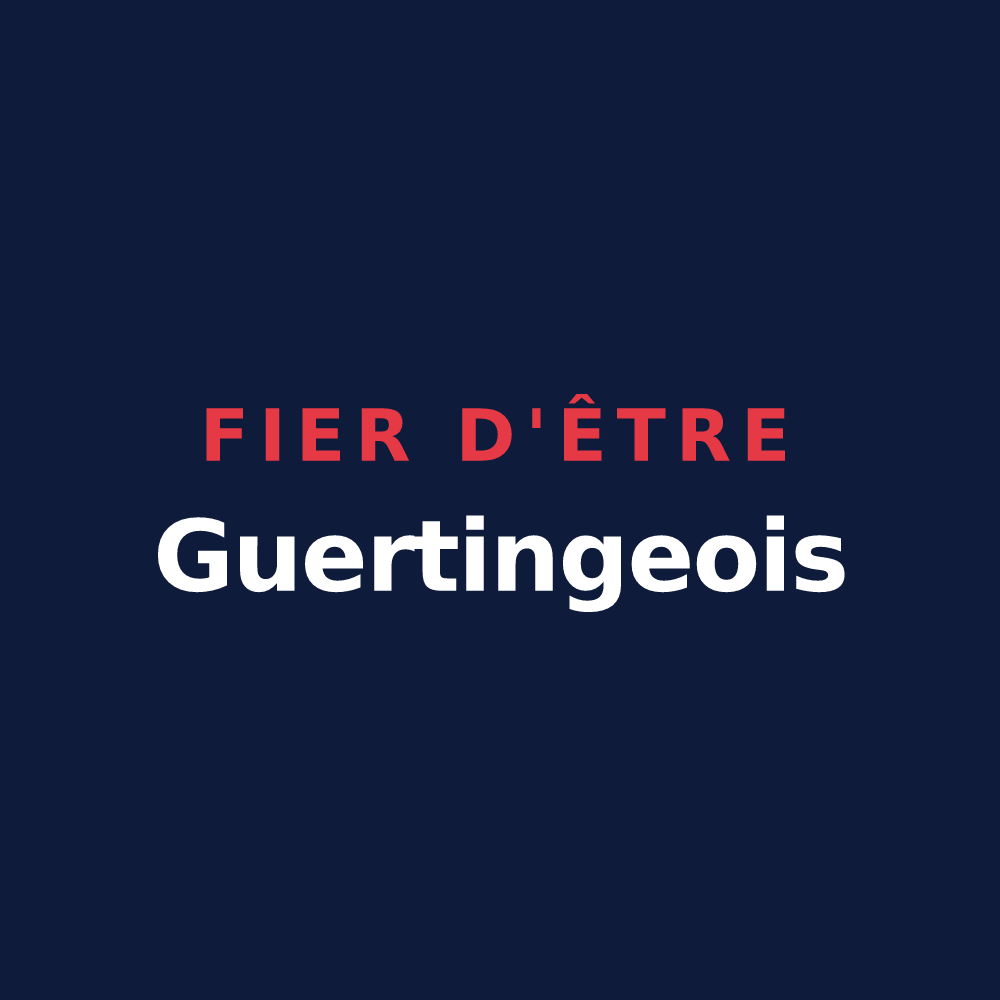 T-shirt « Fier d'être Guertingeois » — design pour Guerting