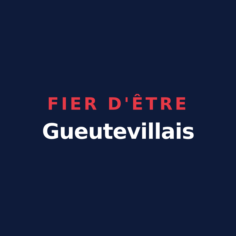 T-shirt « Fier d'être Gueutevillais » — design pour Gueutteville-les-Grès