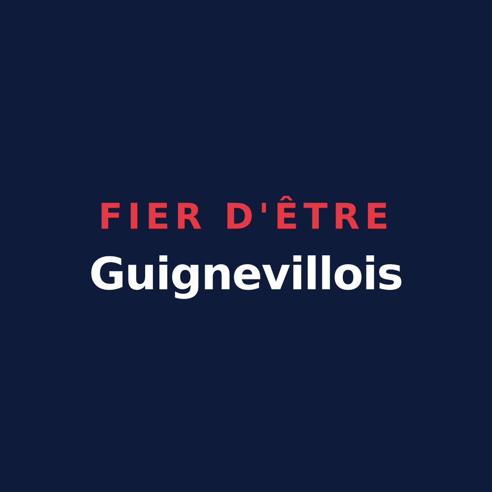 T-shirt « Fier d'être Guignevillois » — design pour Guigneville