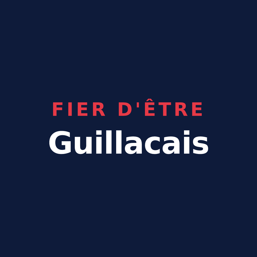 T-shirt « Fier d'être Guillacais » — design pour Guillac