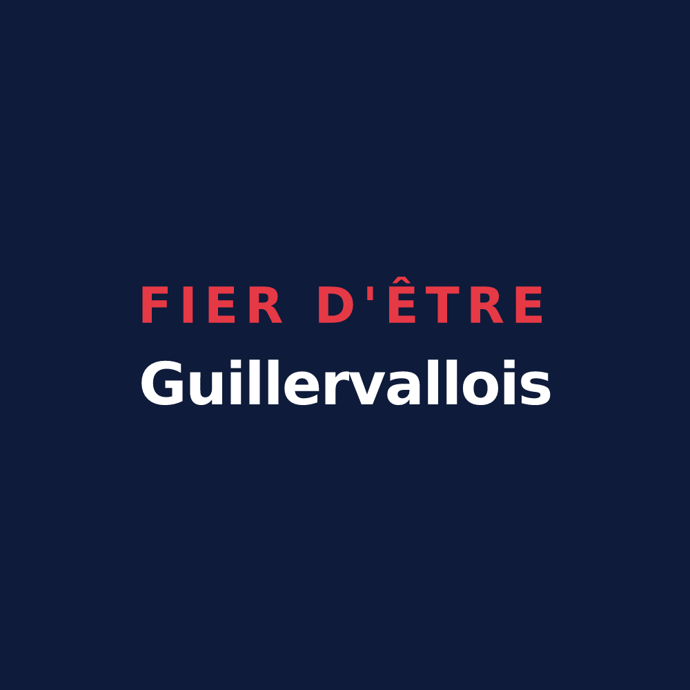 T-shirt « Fier d'être Guillervallois » — design pour Guillerval
