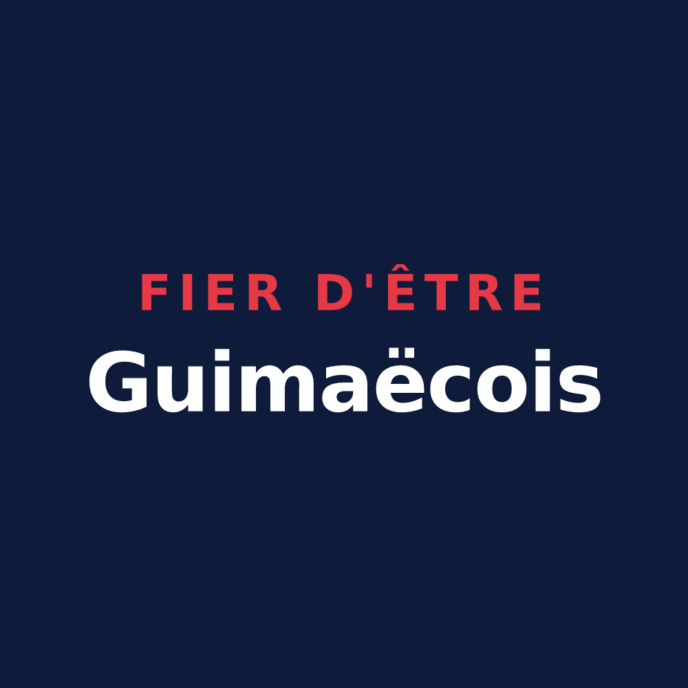 T-shirt « Fier d'être Guimaëcois » — design pour Guimaëc