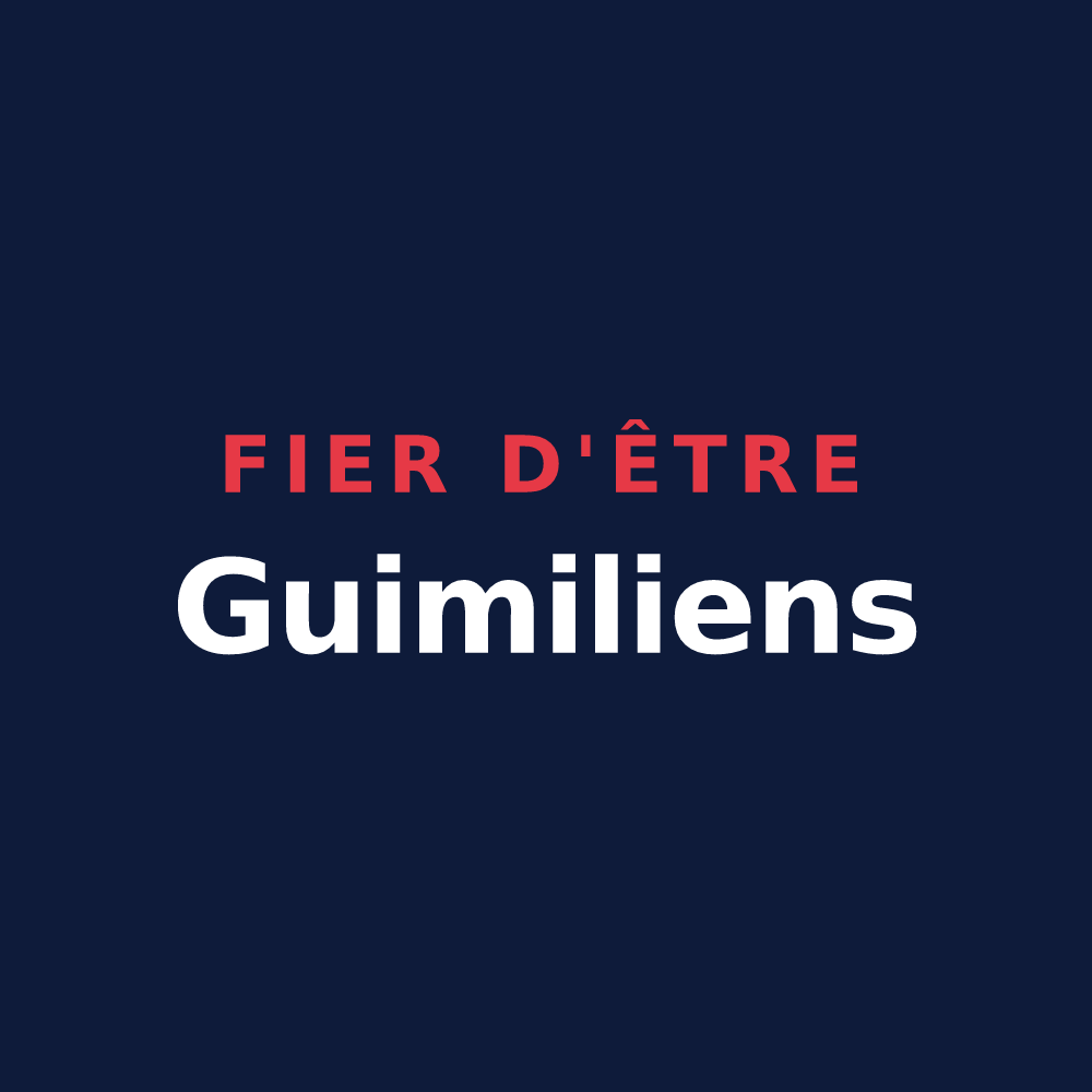 T-shirt « Fier d'être Guimiliens » — design pour Guimiliau