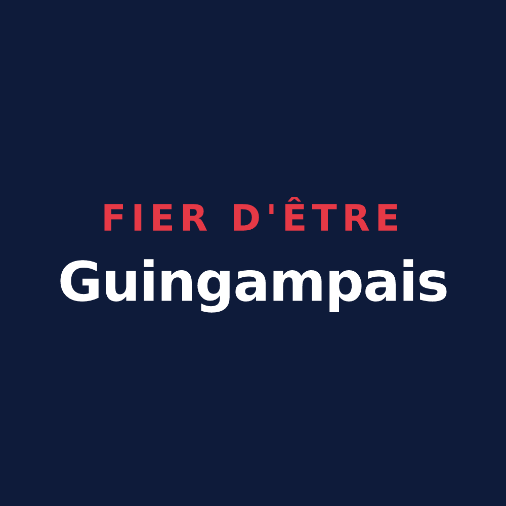 T-shirt « Fier d'être Guingampais » — design pour Guingamp