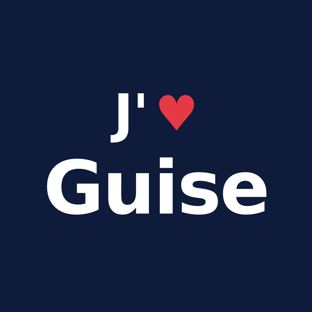 T-shirt personnalisé Guise — design J'aime Guise