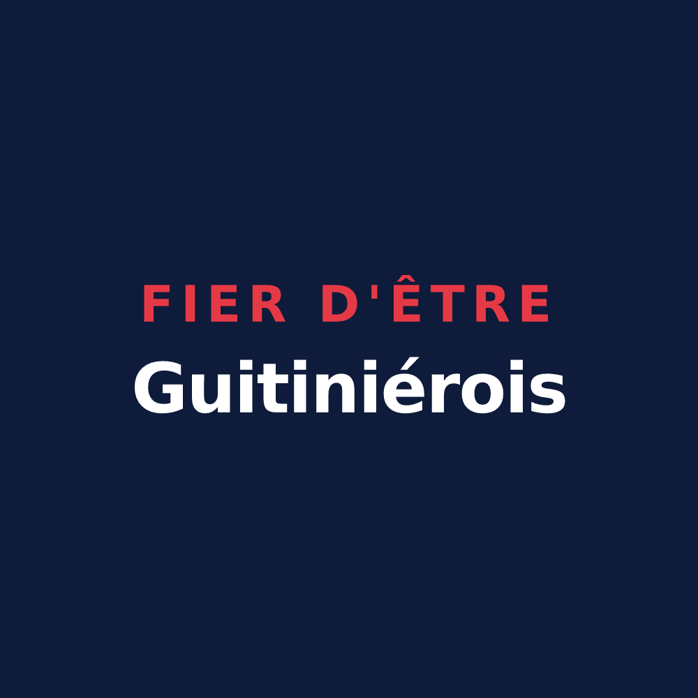 T-shirt « Fier d'être Guitiniérois » — design pour Guitinières