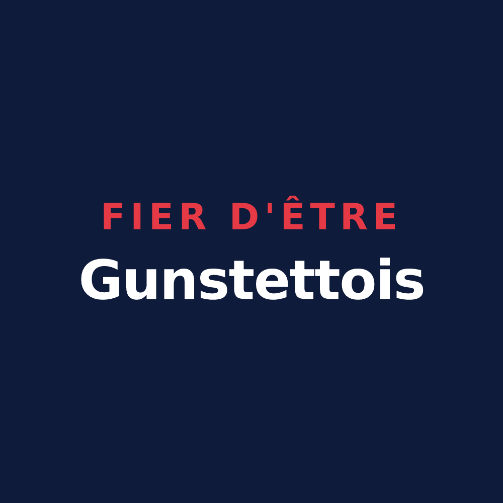 T-shirt « Fier d'être Gunstettois » — design pour Gunstett