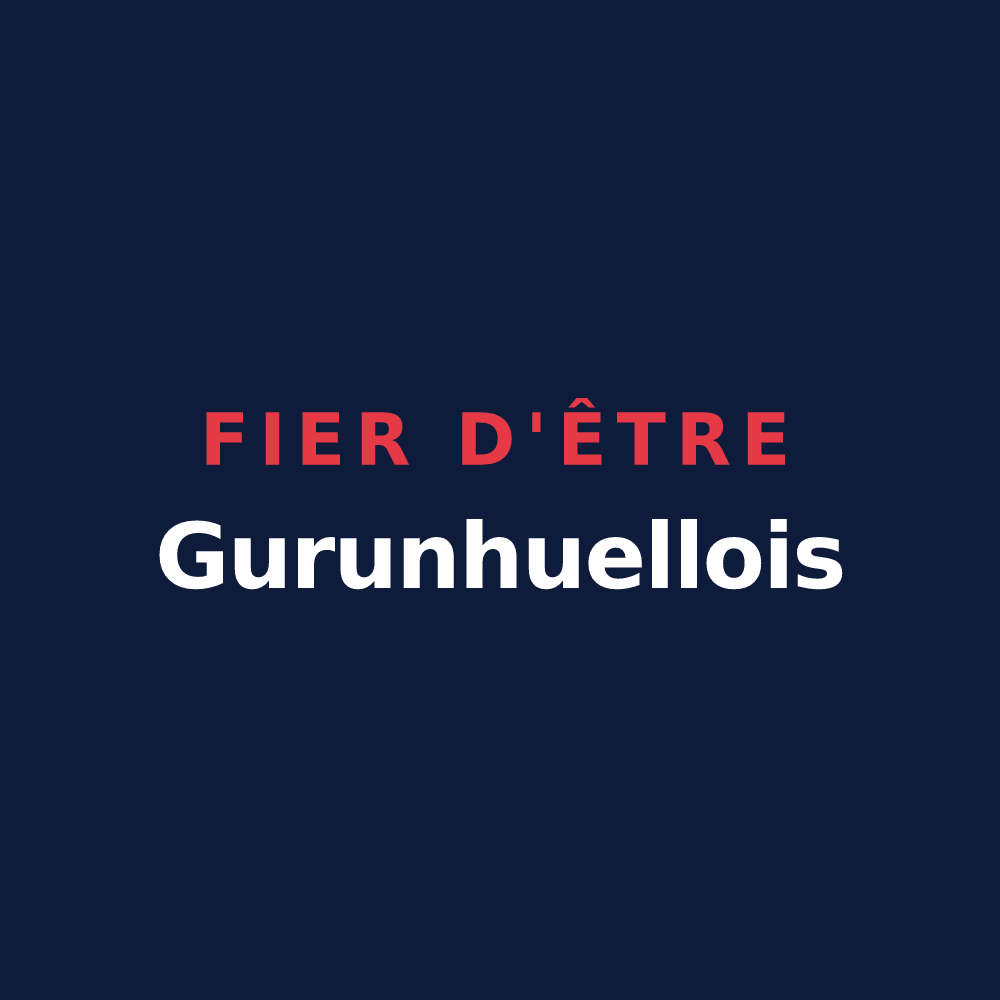 T-shirt « Fier d'être Gurunhuellois » — design pour Gurunhuel